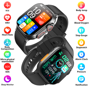 Smartwatch 4G LTE con Chiamata Indipendente, ECG, Rilevamento Cadute Anziani, Monitoraggio Frequenza Cardiaca, HRV, Acido Urico, Lipidi nel Sangue - Modello F500 - Product Image 1