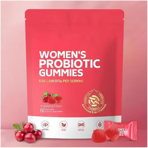 Caldo-vendita femminile probiotico mirtillo gommoso digestione e crescita dei capelli benefici 60 conta direttamente fabbrica di origine - Product Image 2