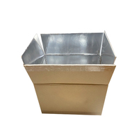 Caja Refrigeradora de Cartón con Aislamiento Grueso para Mariscos, Carne, Vino, Entrega en Frío de Productos Congelados