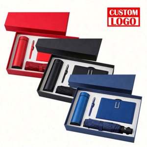 Factory Wholesale Business Ideas Corporate Gift Customizable Leather <b>Notebook</b> Recycled Paper Gift <b>Set</b> Business Office - Product Image 1