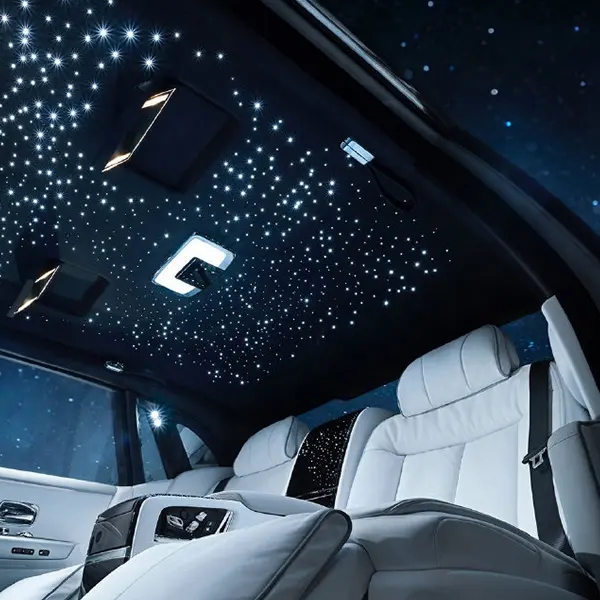 Plastik fiber optik yıldızlı gökyüzü tavan araba çatı dekoratif led aydınlatma 45w led hafif motor