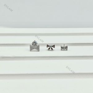 Dylam Ins Hot Sale <b>Cute</b> Tiny Imitation Pearls Bowknot <b>Earring</b> for Women Cubic Cz Temperament Stud <b>Earrings</b> Charm Jewelry - Product Image 4