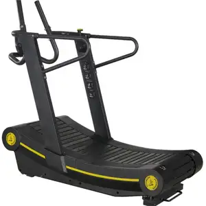 Self-Generating Commercial Treadmill Exercise Running Machine Curved Treadmill