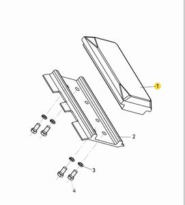 رصف مدرج مطاطي عالي الجودة 300*170 بطانات 14255285 لربط ممر الرصف فوغل نظام العجلات السفلية - Product Image 5