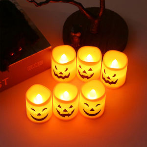 2025 Halloween LED électronique bougie lumière ensemble pour <span class=keywords><strong>Smiley</strong></span> visage <span class=keywords><strong>horreur</strong></span> atmosphère décoration de la maison - Product Image 4