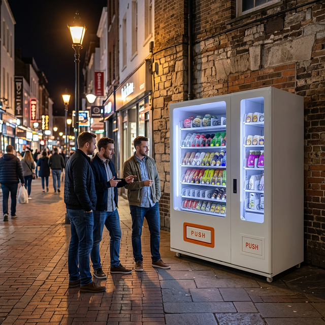Automatic Ice Vending Machine Vending Machines for Business Unmanned Vending Machine