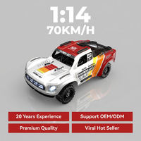 MJX 14211 1/14 Auto RC sin Escobillas 4WD de Alta Velocidad 80km/h, Vehículo de Control Remoto para Carretera, GPS, Cargador Metálico, Serie Hyper Go RTR