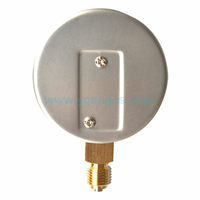 Stainless Steel & Brass Capsule Pressure Gauge with 100mm Dial for Measuring Micro and Negative Pressure