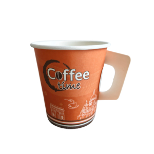 Gobelets en papier jetables à paroi simple 7oz/8oz/9oz avec poignée pour boissons chaudes - Product Image 2