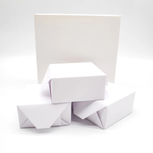 White square <b>gift</b> <b>boxes</b> Craft packaging box Lid included Set of <b>gift</b> <b>boxes</b> Storage solution - Product Image 2