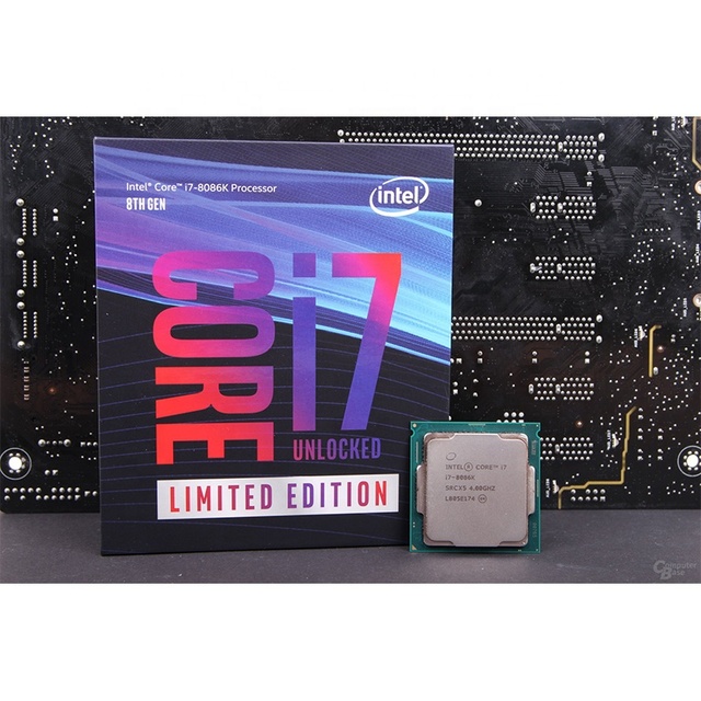 New in Stock for Intel Intel Core I7 8086K Processor 4.0 GHz 6 Cores 12MB Server CPU