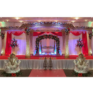 <b>Top</b> Asian Wedding Crystal Palazzo Mandap UK <b>Classy</b> Indian Wedding Palazzo Pillar Mandap <b>Classy</b> Indian Wedding Palazzo Mandap USA - Product Image 1