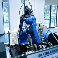 Robot de Soldadura Industrial de 6 Ejes, Estación de Soldadura Robótica Automática para Fabricación de Metales y Estructuras de Acero