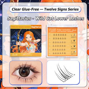 Pestañas Autoadhesivas <span class=keywords><strong>de</strong></span> la Serie Signos Zodiacales, Aspecto Natural, Sin Pegamento, Pestañas Postizas <span class=keywords><strong>de</strong></span> Lujo, Sin Necesidad <span class=keywords><strong>de</strong></span> Pegamento - Product Image 6