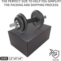 Boîte en carton ondulé noir écologique en matériaux recyclés, finition mate, gaufrage, doublure en mousse, logo personnalisé, fermeture magnétique
