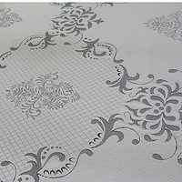 Tissu jacquard respirant en polyester 100% tricoté et teint en fil pour la literie, housse de protection de matelas, vente en gros