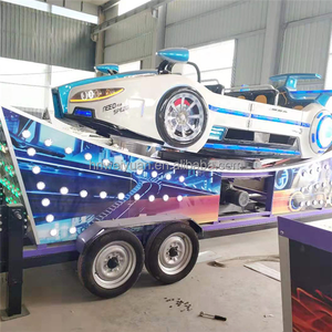 Carnival sân chơi trong nhà ngoài trời Trailer gắn fairground đi xe mini bay xe cho công viên giải trí sử dụng - Product Image 3