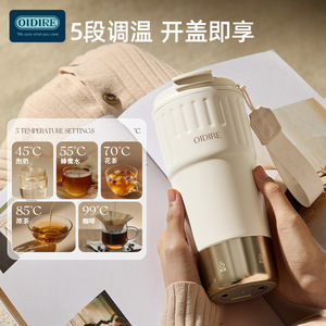 Oidire Electric Water Bottle 500Ml Touch <b>Control</b> Led Display Portable <b>Kettle</b> Travel Constant <b>Temperature</b> Cup - Product Image 2