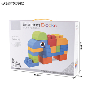 Gioco Interattivo Genitore-Figlio, Blocchi da Costruzione in Silicone Morbido di Grandi Dimensioni, Ecologici, Giocattoli per Bambini da <span class=keywords><strong>1</strong></span> a 2 Anni - Product Image 6