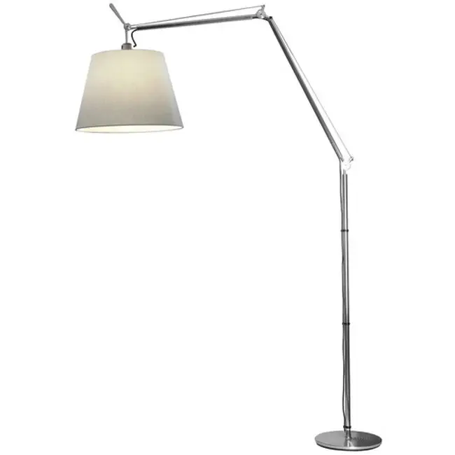 Modern Fabric floor lamp lighting standing industrial lamp steel floor light