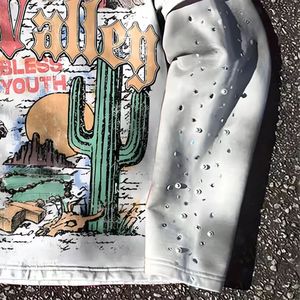Camiseta OEM Personalizada 100% Algodón 320G de Alto Gramaje con Lavado Ácido Vintage, Doble Capa, Manga Larga y Efecto Desgastado - Product Image 3