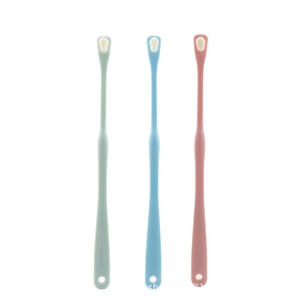 Children's Toothbrush Single-Bundle Small Head Soft Bristles Gum Massage Interdental Brush Sky Blue Pink - Product Image 2