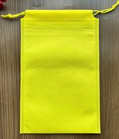 Sac anti-poussière non tissé imprimé sur mesure avec cordon de serrage, pochette de rangement réutilisable pour cadeaux, accessoires et emballages