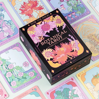 Jeu de tarot éducatif personnalisé avec un ensemble complet de 78 cartes, incluant les Arcanes Majeurs et Mineurs