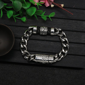 yunnique <b>Snake</b> Design Tibetan <b>Silver</b> <b>Chain</b> Bracelet Unisex Fashion Gift Jewelry - Product Image 3