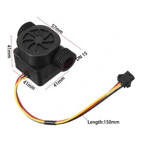 เซ็นเซอร์วัดการไหลของน้ำแบบใหม่ 1 ชิ้น G1/2 1-30 ลิตร/นาที DC5V เซ็นเซอร์วัดการไหลแบบฮอลล์ ตัวควบคุมการไหลของน้ำ สวิตช์นับปริมาณน้ำ - Product Image 2