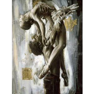 DIY Diamant Peinture Ballet Danseurs Réalisme Art Diamant Dot Peintures Photo Personnalisé 5d Diamant Peinture Kits - Product Image 1