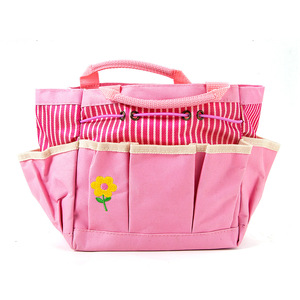 Set di Attrezzi da Giardinaggio per Bambini Mini Rosa per Piante da Esterno con Rastrello, Paletta e Borsa Portaoggetti - Product Image 6