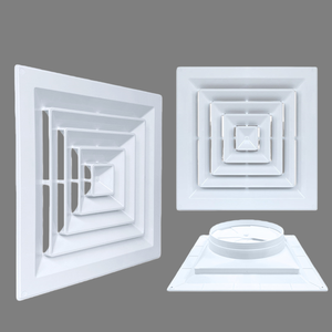 HVAC 24x24 Обратная Решетка для потолочного квадратного 4-стороннего диффузора - Product Image 2