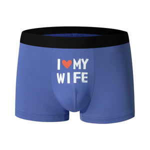 Calzoncillos bóxer de secado rápido cómodos y transpirables para hombre, <span class=keywords><strong>ropa</strong></span> <span class=keywords><strong>interior</strong></span> romántica de diseño exclusivo, MOQ pequeño de fábrica china, MOQ - Product Image 2