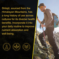 Acentiallabs – Complément alimentaire végétalien biologique en gros, gouttes liquides de résine de Shilajit pur de l'Himalaya pour femmes et hommes