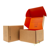 Boîte postale en carton ondulé à grand pli pour avion Boîte postale en carton pour vêtements