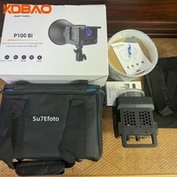 Lampe vidéo Kdbao Sutefoto P230BI & P100RGB & P100BI, éclairage photo pour caméra de streaming en direct avec CCT FX et fonctionnalités APP 2.4G