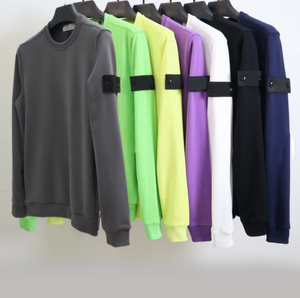 <span class=keywords><strong>Sweat</strong></span>-shirt unisexe vintage à col rond, coupe oversize, 100% coton, style île - Product Image 1