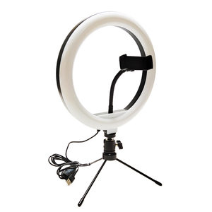 Anneau lumineux LED pour selfie, en plastique, à poser sur <span class=keywords><strong>table</strong></span>, avec température <span class=keywords><strong>de</strong></span> couleur réglable, pour la photographie, les vidéos YouTube et le streaming en direct - Product Image 3