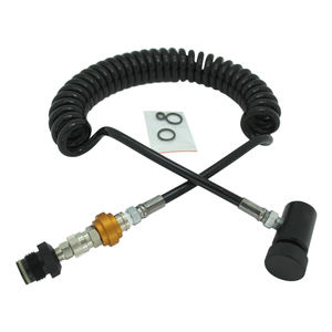 Пейнтбольная газовая катушка, удаленный шланг с манометром QD 1500psi, уплотнительное кольцо - Product Image 4