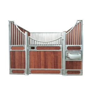 Prefab Bộ dụng cụ nhà ngựa hộp chuồng ngựa Bảng điều khiển phía trước di động ngựa chuồng ngựa ngoài trời chuồng ngựa bảng điều khiển cửa với cửa xoay - Product Image 3