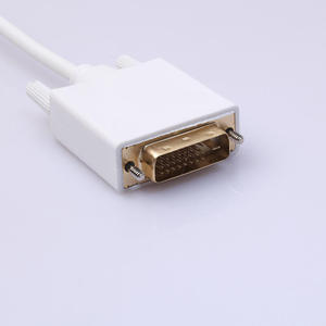 Carcasa de Metal de aluminio de alto rendimiento, compatible con <span class=keywords><strong>Mini</strong></span> <span class=keywords><strong>Displayport</strong></span> HD 4K a <span class=keywords><strong>DVI</strong></span> 24 + 1 Pin <span class=keywords><strong>Cable</strong></span> para ordenador - Product Image 5