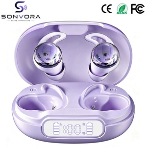 Écouteurs intra-auriculaires anti-bruit YYK-Q81 avec mini bouchons d'oreille en silicone et affichage numérique - Recommandés pour les dormeurs latéraux - Product Image 1