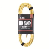 Hot Sale 3m/5m/10m Colorful Braided Thread & Fiber Guitar Cable for Electric Guitar & Bass Amplifier Parts Accessories