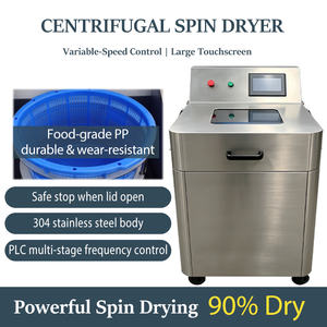 Essoreuse centrifuge robuste en stock pour <span class=keywords><strong>salade</strong></span> <span class=keywords><strong>de</strong></span> <span class=keywords><strong>fruits</strong></span>, capacité 300-600 <span class=keywords><strong>kg</strong></span>/h, 1,<span class=keywords><strong>5</strong></span> kW, acier inoxydable 304 - Product Image 4
