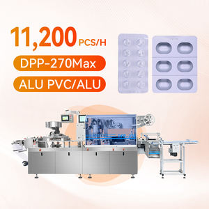 Machines d'emballage sous blister automatiques à haute efficacité DPP-270Max pour tablettes en aluminium, en aluminium/plastique, en feuille d'aluminium - Product Image 1