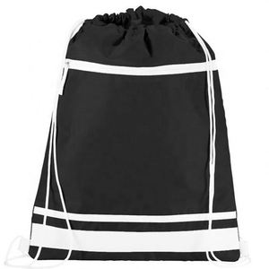 210D Polyester <b>Drawstring</b> <b>Backpack</b> Bags with Customized logo Printing - Product Image 6