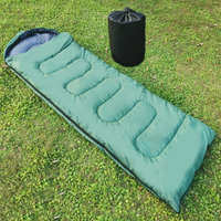 Sac de couchage d'extérieur extra-épais uni, style enveloppe, quatre saisons, universel, résistant à la saleté, pour les voyages et les siestes en intérieur