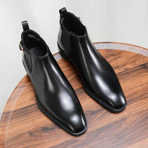Botas de Trabajo Vintage Amish de Lujo para Hombre, Impermeables, con Cordones en el Tobillo, Construcción Goodyear, con Parte Superior de Cuero Genuino Resistente - Product Image 4