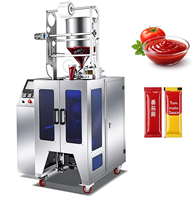 Machine de remplissage de sachets à fermeture quatre côtés haute vitesse pour pâtes, sauce chili, miel, sauce moutarde